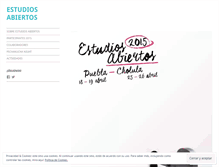 Tablet Screenshot of estudiosabiertos.org